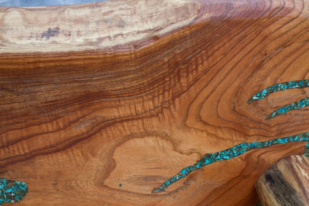 southern carpenter, Jerry Carr, wood, woodworker, railroad table, china berry bench, guitar, creative wood work, wood for sale, cow hide table, rose wood, swamp mahogany 