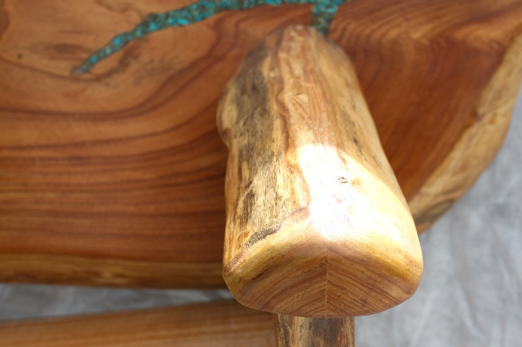 southern carpenter, Jerry Carr, wood, woodworker, railroad table, china berry bench, guitar, creative wood work, wood for sale, cow hide table, rose wood, swamp mahogany 