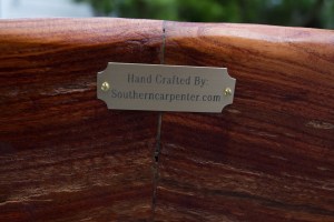 southern carpenter, Jerry Carr, wood, woodworker, railroad table, china berry bench, guitar, creative wood work, wood for sale, cow hide table, rose wood, swamp mahogany